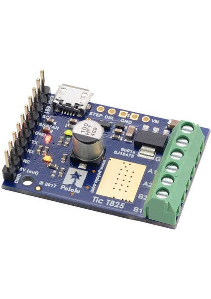 Tic T825 Step Motor Sürücü (PC-SERIAL-I2C-PWM-ANALOG) indirimleri