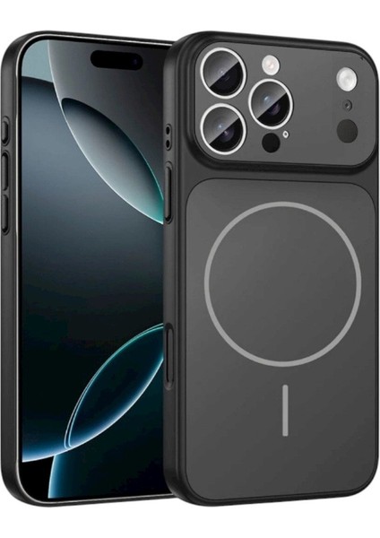 Iphone Uyumlu Lens Koruyuculu Sert AG Glass Pc Magsafe Destekli Kılıf