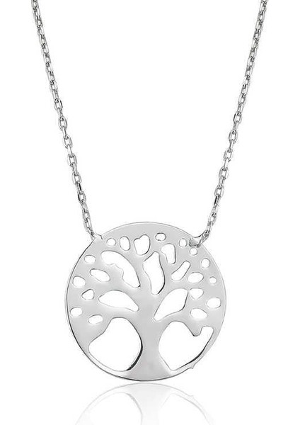 Hk Gümüş Kadın Kolye Hayat Ağacı |Gümüş Takı Hediyelik Ürünler