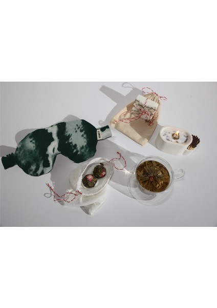 Luma Touch Kiraz-Vişne Çekirdekli Lavantalı Göz Maskesi, Doğal Mum, Blossom Tea & Meditasyon Seti modelleri