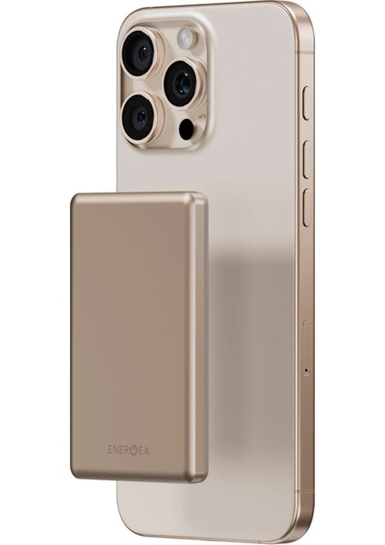 Alupac Mini 5k 5.000 Mah 20W Type-C ve 15W Kablosuz Hızlı Şarj Magsafe Powerbank