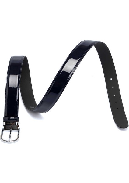 Lacivert Hakiki Rugan Deri Erkek Kemer - S1EK00000303-C16 indirimleri