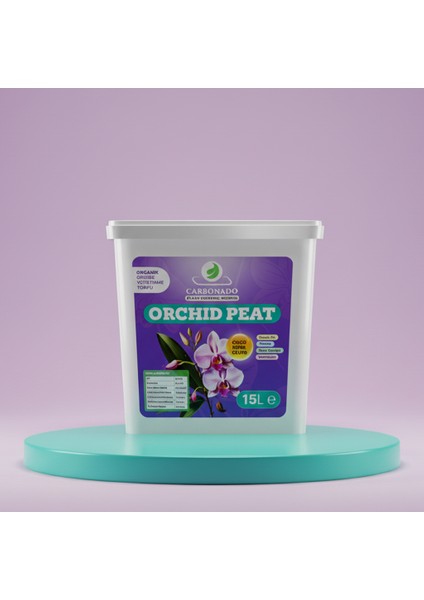 Orchid Peat 15 Litre Organik Orkide Yetiştirme Torfu