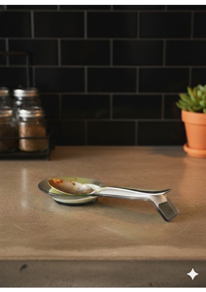 Tezgah Üstü Kirli Kaşık Tutucu – Hijyenik Damlama Önleyici Stand modelleri