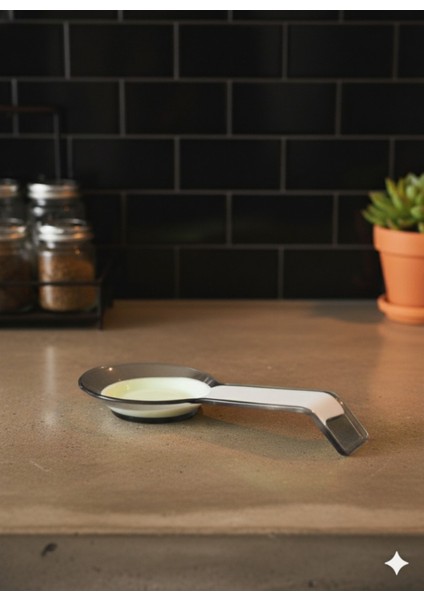 Tezgah Üstü Kirli Kaşık Tutucu – Hijyenik Damlama Önleyici Stand fırsatları