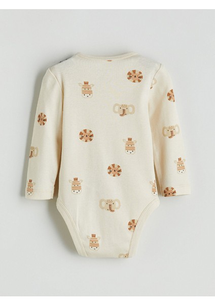 Lcw Yeni Sezon Bisiklet Yaka Çizgili Erkek Bebek Sweatshirt ve Pantolon 2'li