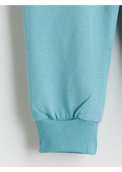 Lcw Peak Yeni Sezon Bisiklet Yaka Erkek Bebek Sweatshirt ve Eşofman Alt 2'li