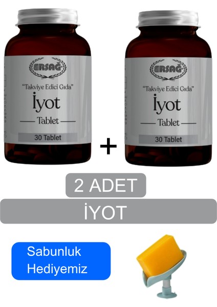 Iyot (2ADET) - Sabunluk Hediyemiz - 4051-0221