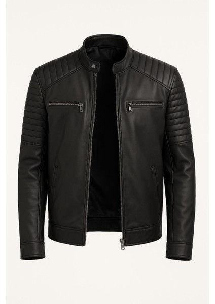 Delpino Slim Fit Erkek Suni Deri Ceket - 7452 fiyatları