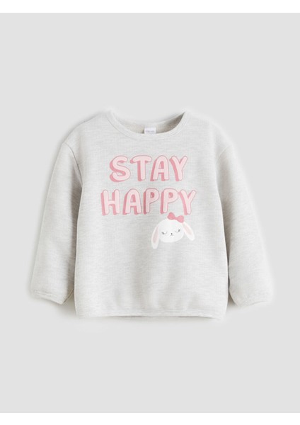 Lcw Artı Yeni Sezon Bisiklet Yaka Kız Bebek Sweatshirt ve Tayt 2'li fiyatları