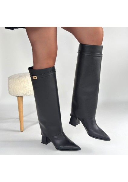Jike Siyah Cilt Tak Çıkar Çizme - Lisinya fırsatları