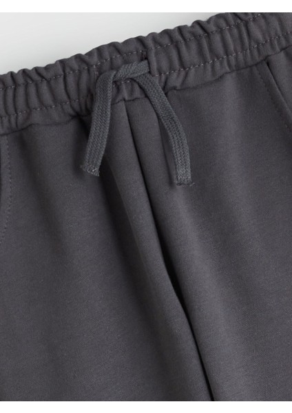 Lcw Yeni Sezon Bisiklet Yaka Baskılı Erkek Çocuk Sweatshirt ve Eşofman Alt 2'li