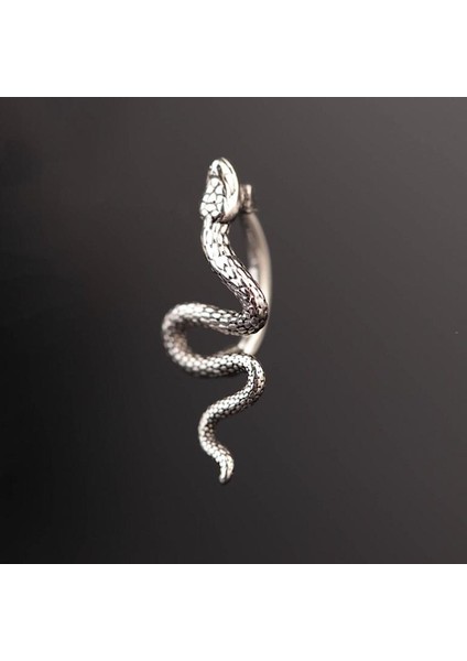 316 L Cerrahi Çelik Göbek Piercingi Yılan Detaylı Piercing Yılan Piercing