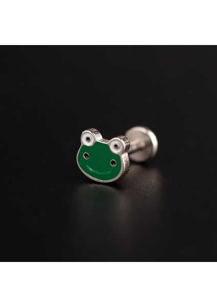 316 L Cerrahi Çelik Mineli Kurbağa Labret Kıkırdak Konch Piercing