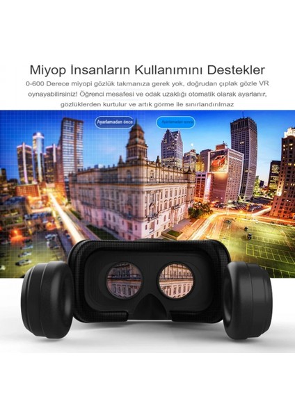 Shinecon SC-G04EA 3D Sanal Gerçeklik Gözlüğü - Siyah modelleri