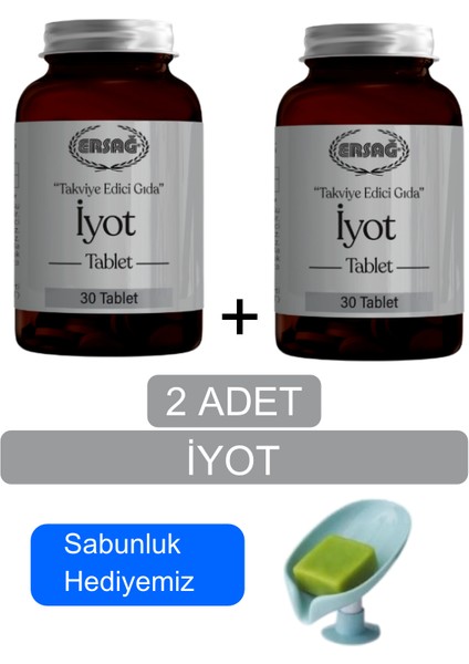 Iyot Tablet (2ADET) - Sabunluk Hediyemiz - 4051-09
