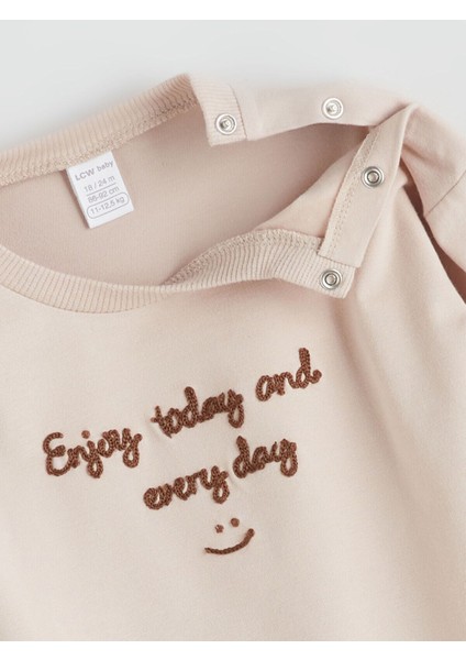 Lcw Yeni Sezon Bisiklet Yaka Erkek Bebek Sweatshirt ve Eşofman Alt 2'li modelleri