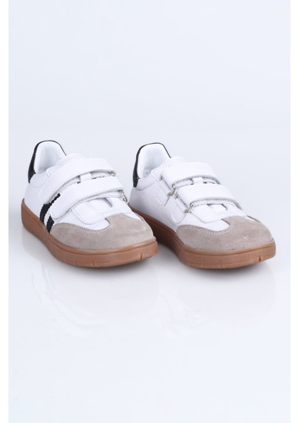 5098 Hakiki Deri Spor Ayakkabı F. Beyaz-Siyah - 34 modelleri