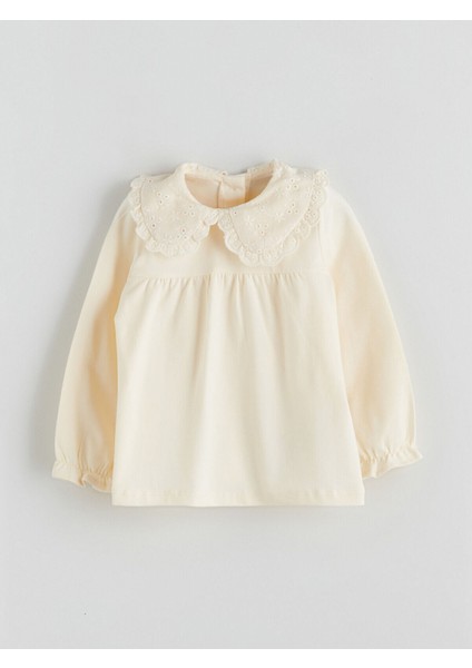 Lcw Özmarka Yeni Sezon Bebe Yaka Kız Bebek Sweatshirt ve Tayt 2'li fiyatları