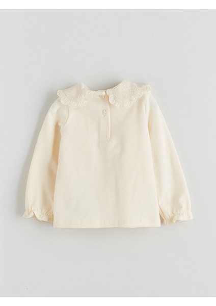 Lcw Özmarka Yeni Sezon Bebe Yaka Kız Bebek Sweatshirt ve Tayt 2'li fırsatları