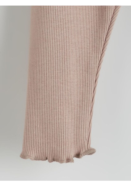 Lcw Özmarka Yeni Sezon Bebe Yaka Kız Bebek Sweatshirt ve Tayt 2'li