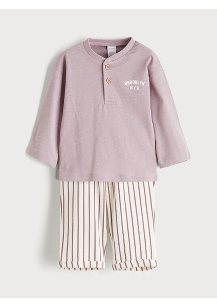 Lcw Peak Yeni Sezon Bisiklet Yaka Uzun Kollu Daisy Duck Baskılı Kız Bebek Sweatshirt ve