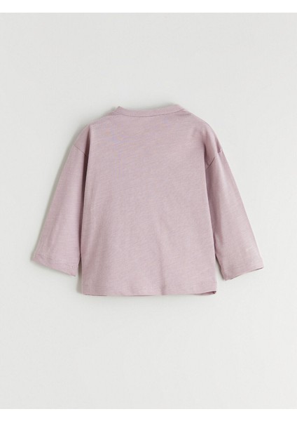 Lcw Peak Yeni Sezon Bisiklet Yaka Uzun Kollu Daisy Duck Baskılı Kız Bebek Sweatshirt ve fırsatları