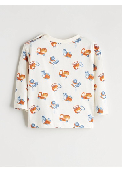 Lcw Peak Yeni Sezon Ayıcık Baskılı Erkek Bebek Sweatshirt ve Eşofman Altı indirimleri