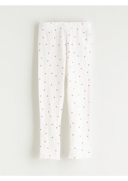 Lcw Özmarka Yeni Sezon Bisiklet Yaka Fırfır Detaylı Kız Bebek Tişört ve Tayt indirimleri