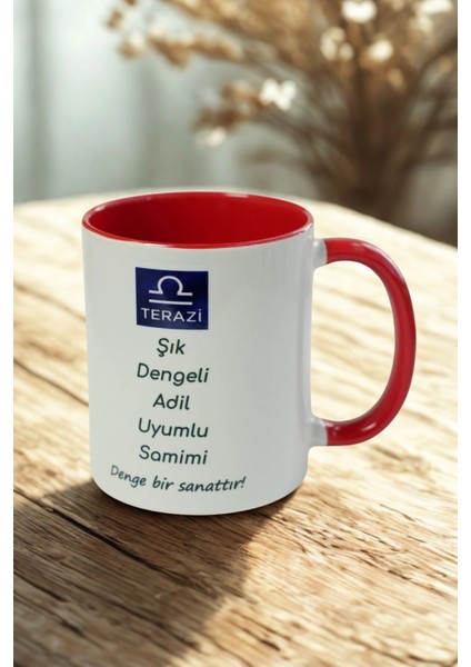 Terazi Burcu Kupa – Şık, Dengeli, Adil ve Uyumlu Tasarım Kupa