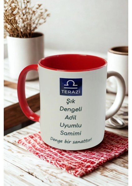 Terazi Burcu Kupa – Şık, Dengeli, Adil ve Uyumlu Tasarım Kupa fırsatları