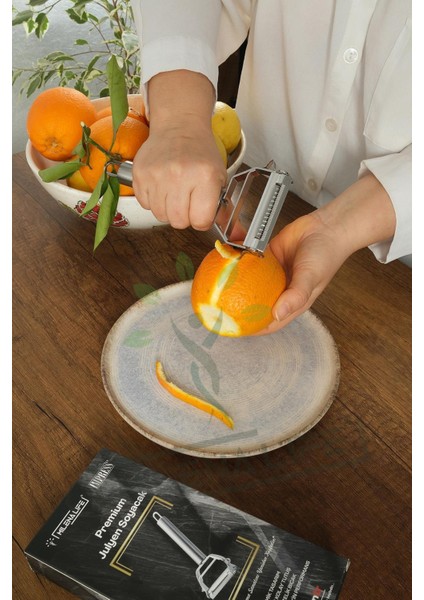 Pratik Paslanmaz Çelik Turbo Jülyen Meyve Sebze Soyucu Kesici Doğrayıcı A Kalite fiyatları