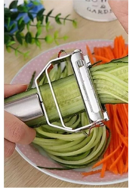 Pratik Paslanmaz Çelik Turbo Jülyen Meyve Sebze Soyucu Kesici Doğrayıcı A Kalite modelleri