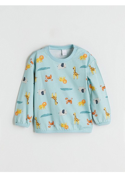 Lcw Peak Yeni Sezon Bisiklet Yaka Erkek Bebek Sweatshirt ve Eşofman Alt 2'li fiyatları