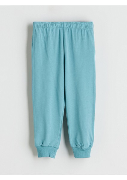 Lcw Peak Yeni Sezon Bisiklet Yaka Erkek Bebek Sweatshirt ve Eşofman Alt 2'li