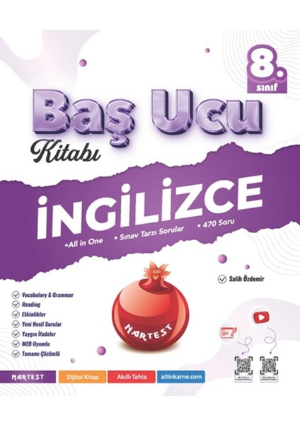 8. Sınıf Ingilizce Baş Ucu Kitabı (Nartest Yayınları)