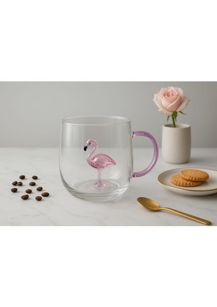 Brosilikat Cam 3 D Figürlü Kupa