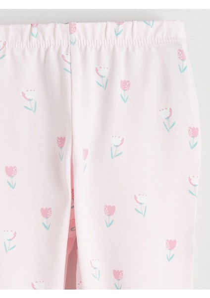 Lcw Yeni Sezon Bebe Yaka Kız Bebek Bluz ve Pantolon 2'li Takım