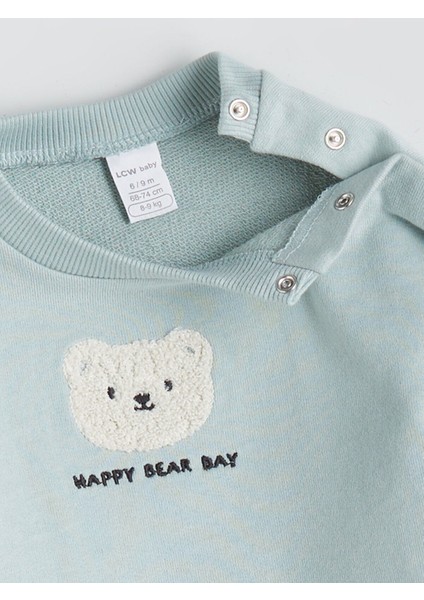 Lcw Peak Yeni Sezon Bisiklet Yaka Barbie Baskılı Kız Bebek Sweatshirt ve Tayt 2'li Takım modelleri