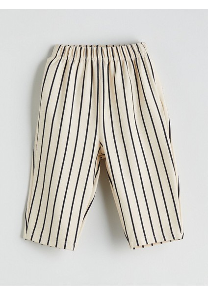 Lcw Peak Yeni Sezon Bisiklet Yaka Barbie Baskılı Kız Bebek Sweatshirt ve Tayt 2'li Takım