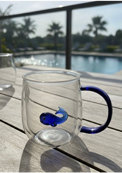 Brosilikat Cam 3D Boyutlu Figürlü Kupa Bardak