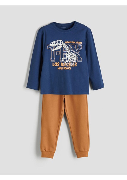 Lcw Yeni Sezon Çiçekli Kız Çocuk Salopet ve Külotlu Çorap