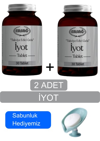 Iyot Tablet (2ADET) - Sabunluk Hediyemiz - 4051-03