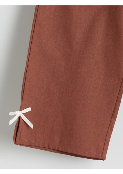 Lcw Peak Yeni Sezon Bisiklet Yaka Kız Çocuk Bluz ve Pantolon