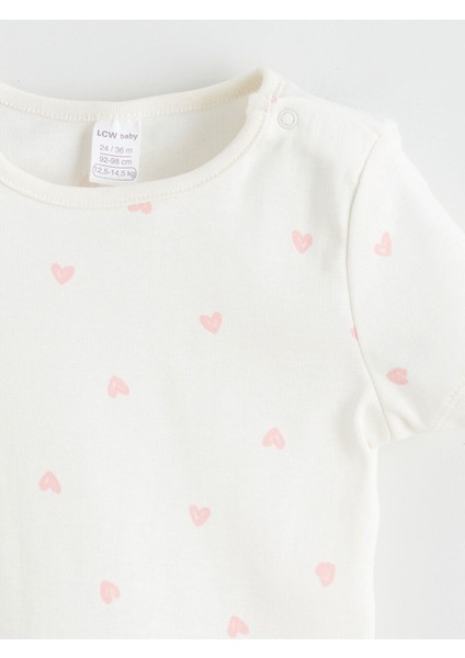 Lcw Peak Yeni Sezon Bebe Yaka Kız Bebek Gömlek ve Pantolon 2'li