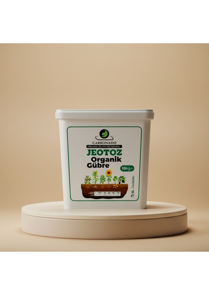 Jeotoz Organik Gübre 10 kg – %100 Doğal, Toprak Canlandırıcı ve Güçlü Bitki Besini