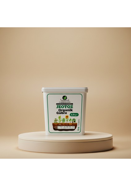 Jeotoz Organik Gübre 2,5 kg – Doğal Bitki Besini, Yüksek Verim ve Sağlıklı Gelişim