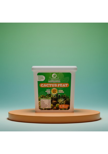 Cactus Peat 7,5 Litre Kaktüs ve Sukulent Yetiştirme Torfu