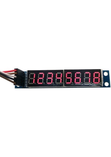 8 Karakter 7 Segment Spı Display