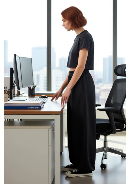 Kadın Saten Geniş Paça Pantolon Fonksiyonel Dayanıklı Kaliteli Konforlu Estetik Premium Şık modelleri